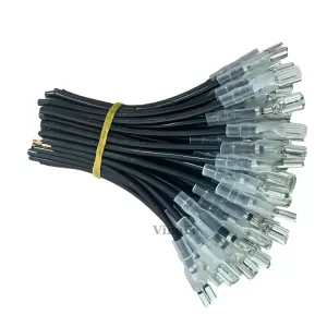 Cáp Điện Bấm Cose 1 Đầu FDD6.3mm Dài 100mm Màu Đen Lõi 1.5mm